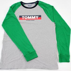 Men's RAGLAN BASEBALL T-SHIRT by Tommy  Denim